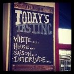 Beer Tasting Sign